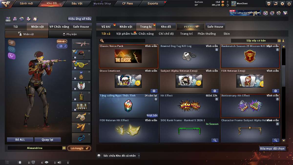 shop acc cf uy tin gia re